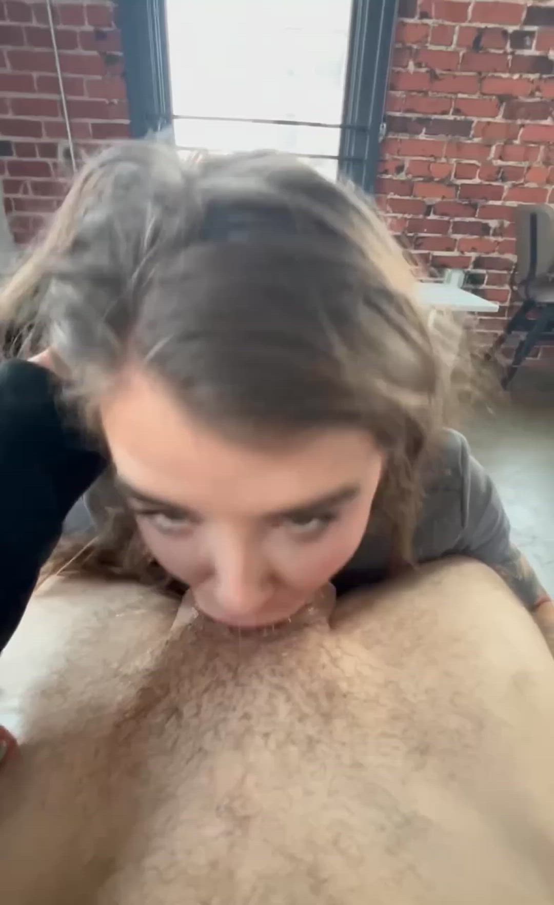 She is such a submissive throat queen