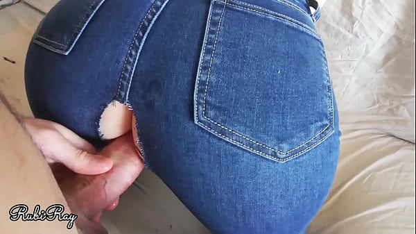 Ex Girlfriend Needs a Juicy Cock in Her Tight Pussy – Ripped Jeans and Cum on Ass