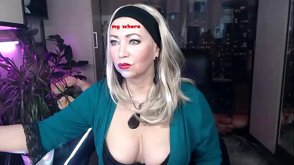 Sweet bullying and humiliation of a busty mature slave