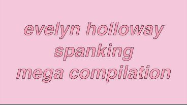 NON-STOP SPANKS! Evelyn Holloway Spanking Mega Compilation (OTK, Wheelbarrow, Hands, Paddle, Belt and MORE!)