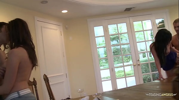 Not caring about the birthday party the brunette sucked and fucked her ex fuck buddy