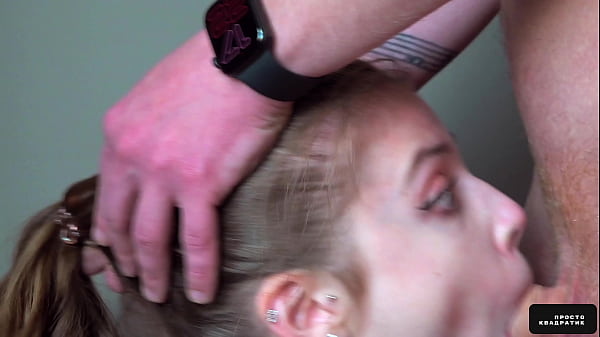 Step Sister Decided To Try Cum And Didn’t Find Any Better Brother – Close Up DeepThroat Blowjob