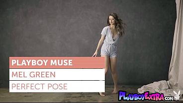 Smoking hot nude teen Mel Green introducing her sexy piercings and tattoos